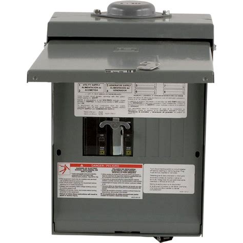 electric panel box outside|30 amp outside breaker box.